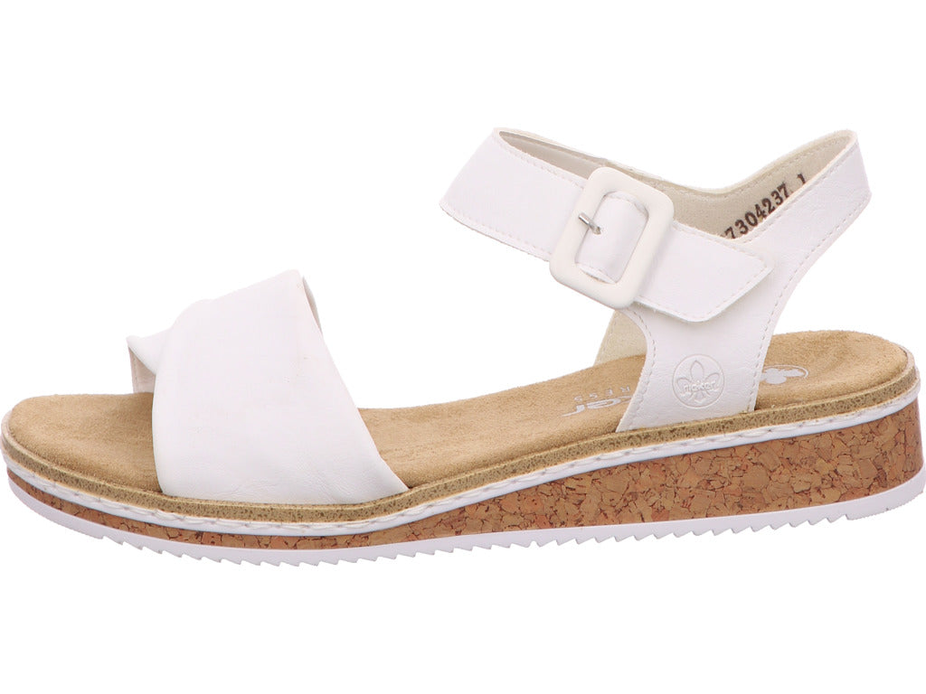 Rieker Damen Sandalette  in weiß