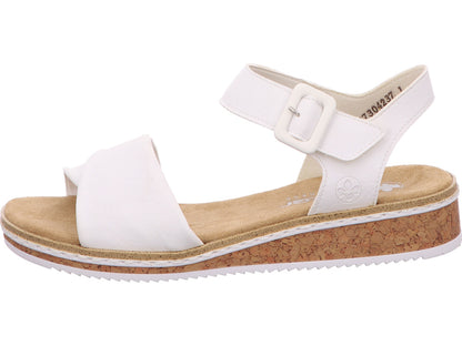 Rieker Damen Sandalette  in weiß