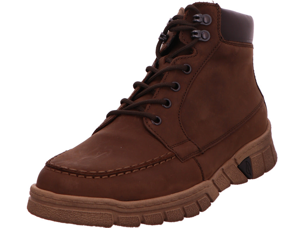 Waldläufer Herren Stiefel Lino in braun-kombiniert