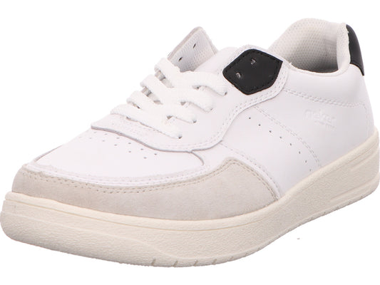 Rieker herensneakers in een wit-meerkleurige combinatie