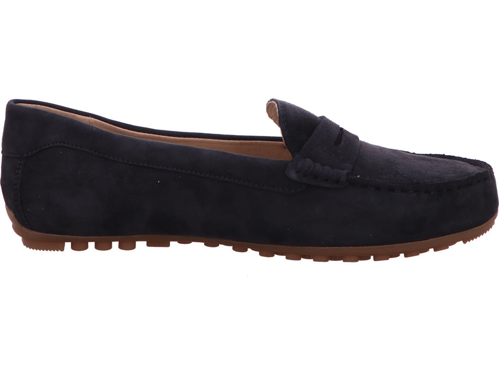Caprice damesslippers in donkerblauw