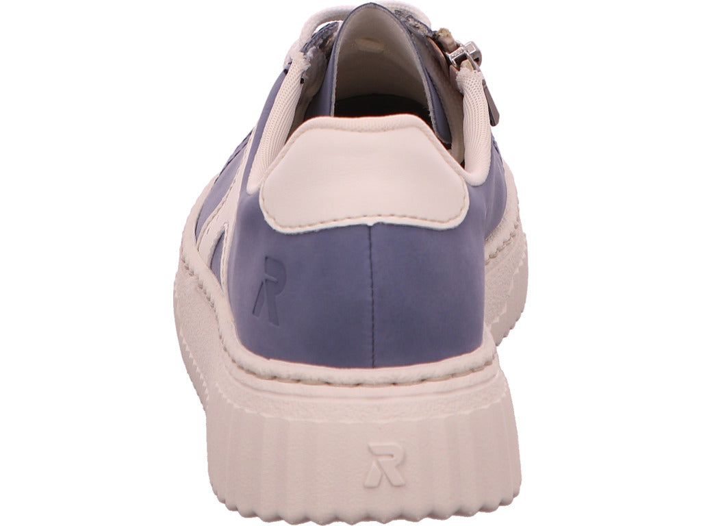 Rieker Damen Sneaker  in blau-bunt-kombiniert