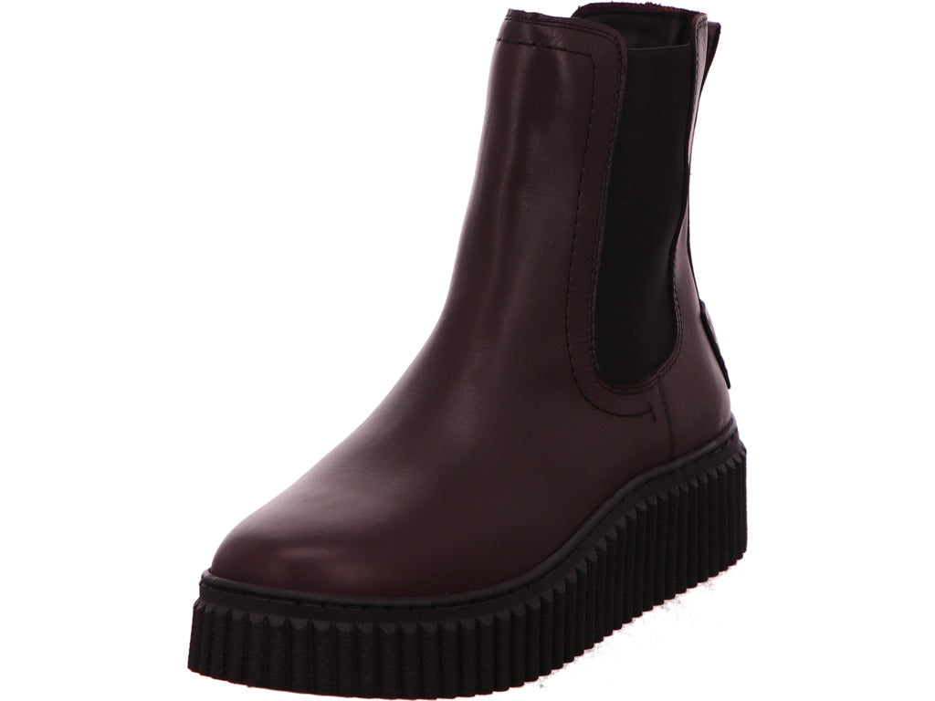 Marc O'Polo dameslaarzen in donkerrood