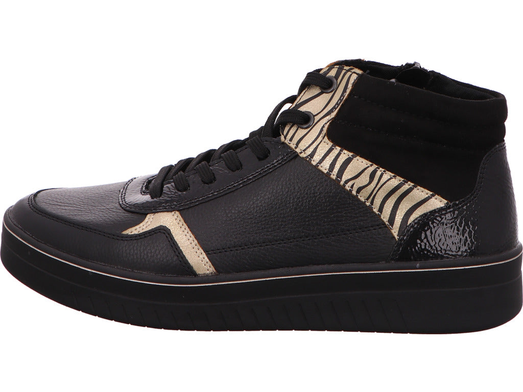 Remonte Damen Sneaker  in schwarz-bunt-kombiniert