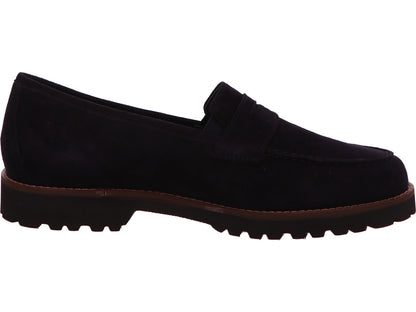 Sioux damesslippers in donkerblauw