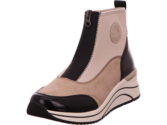 Remonte Damen Stiefel  in beige-bunt-kombiniert