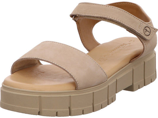 Tamaris Damen Sandalette  in hellbeige