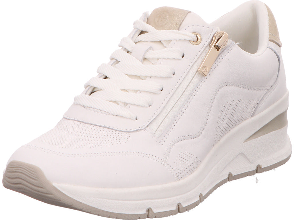 Tamaris damessneakers in het wit