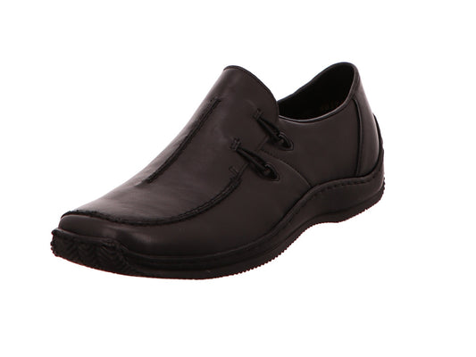Rieker Damen Slipper  in schwarz