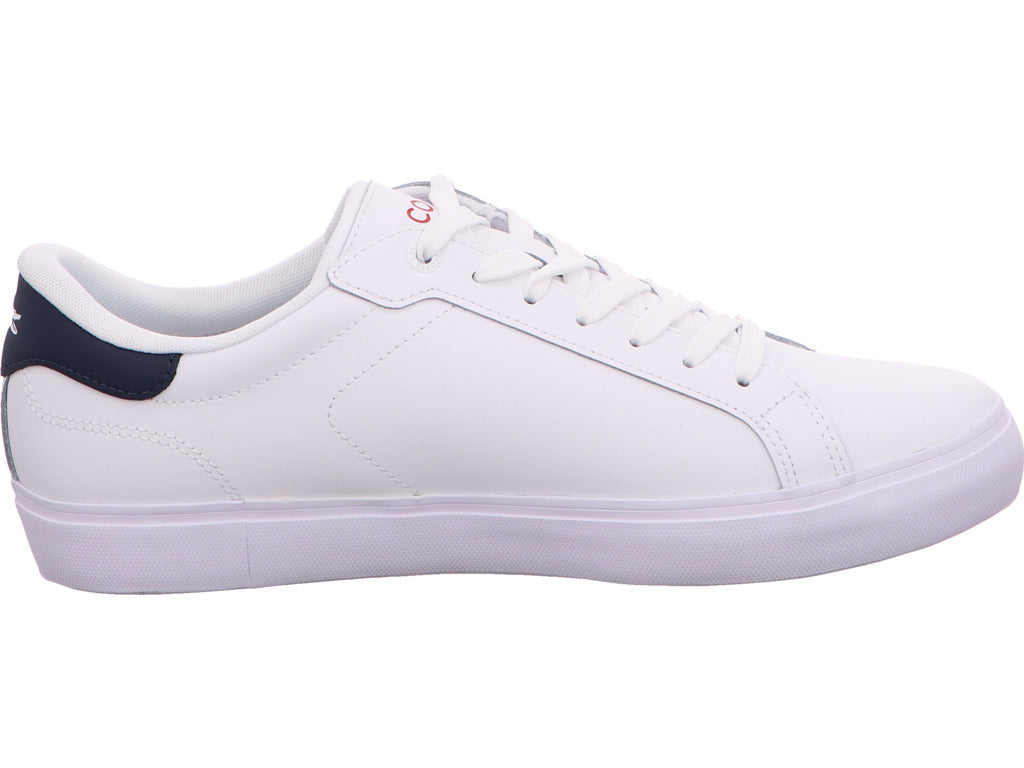 Lacoste Herren Sneaker Powercourt in weiß-bunt-kombiniert