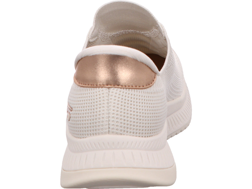 Skechers Damen Sneaker Bobs Squad 4 Dire Step in weiß