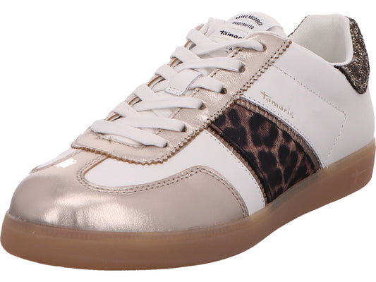 Tamaris Damen Sneaker  in weiß-bunt-kombiniert