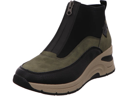 Rieker Damen Stiefel  in schwarz-bunt-kombiniert