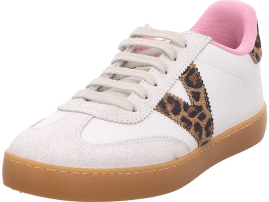 Victoria damessneakers in een wit-meerkleurige combinatie