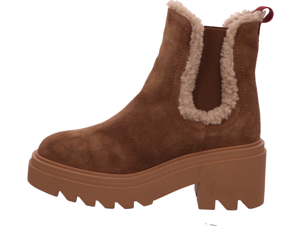 Tamaris Damen Stiefel  in braun-kombiniert
