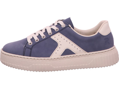 Rieker Damen Sneaker  in blau-bunt-kombiniert