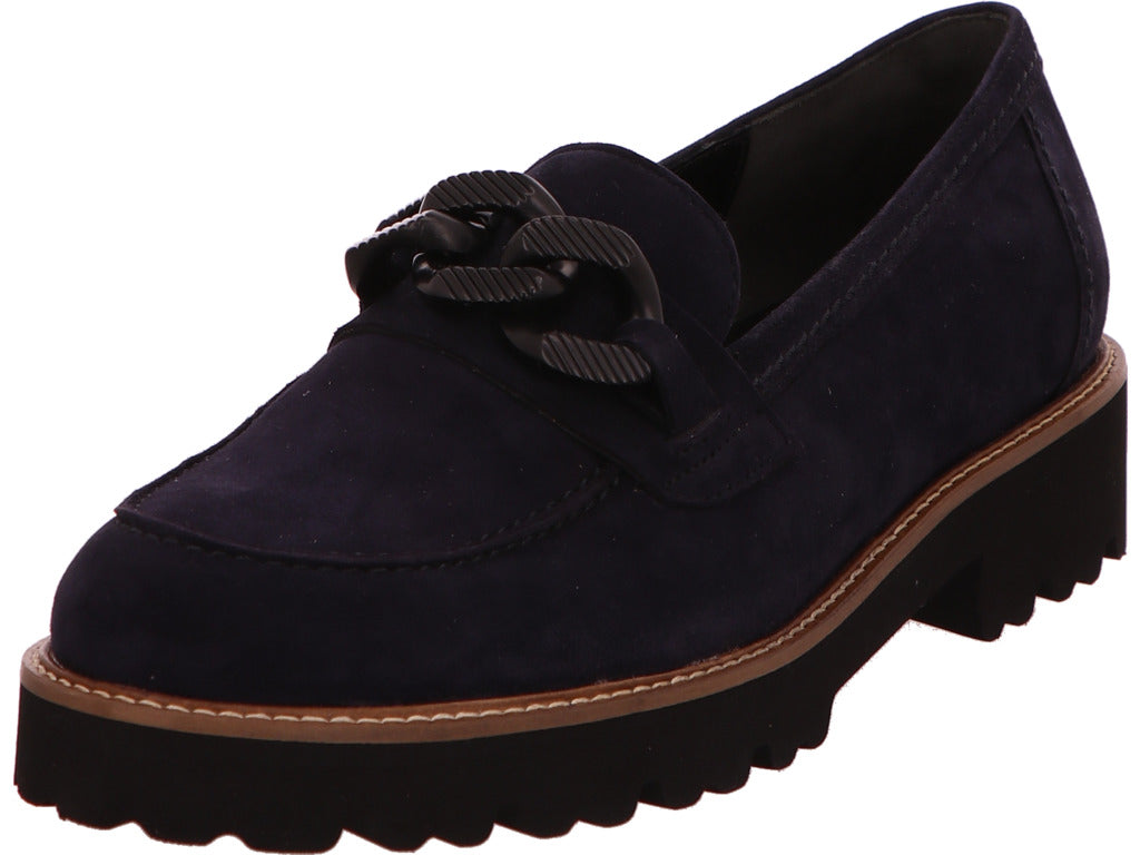 Gabor damesslippers in donkerblauw
