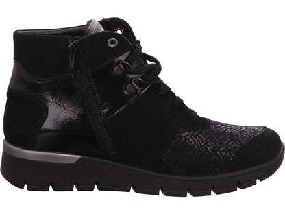 Waldläufer Damen Stiefel K-Ramona in schwarz