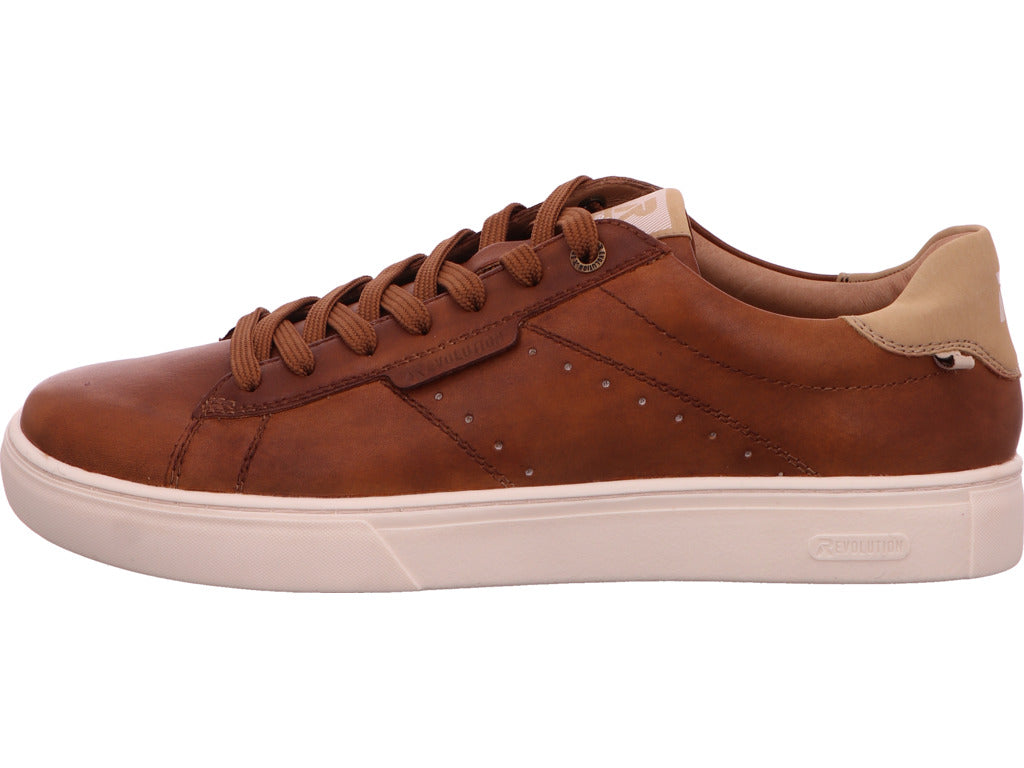 Rieker Herren Sneaker Revolution in braun-bunt-kombiniert
