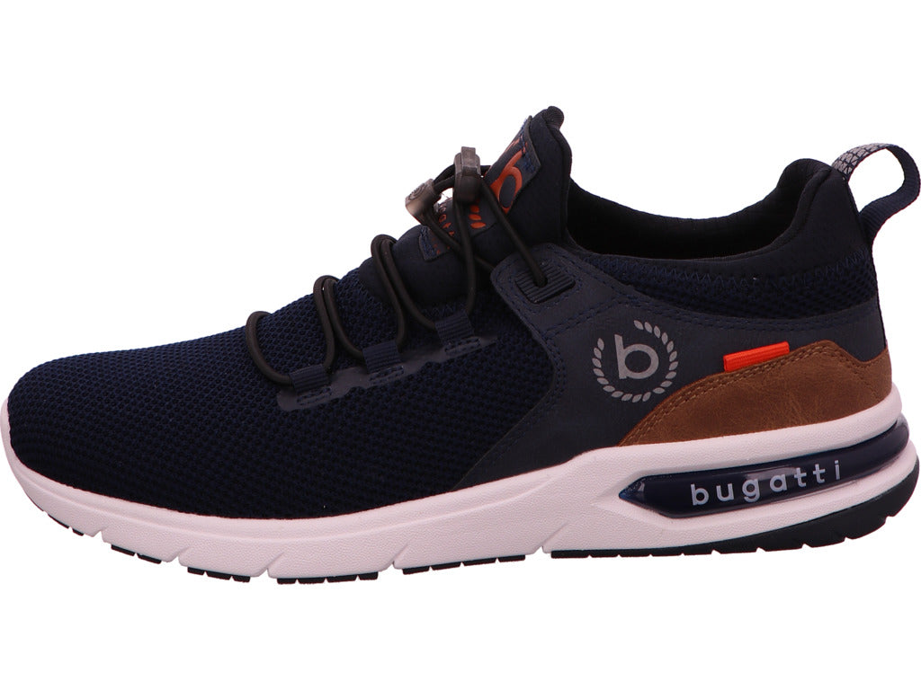 Bugatti Herren Sneaker  in blau-bunt-kombiniert