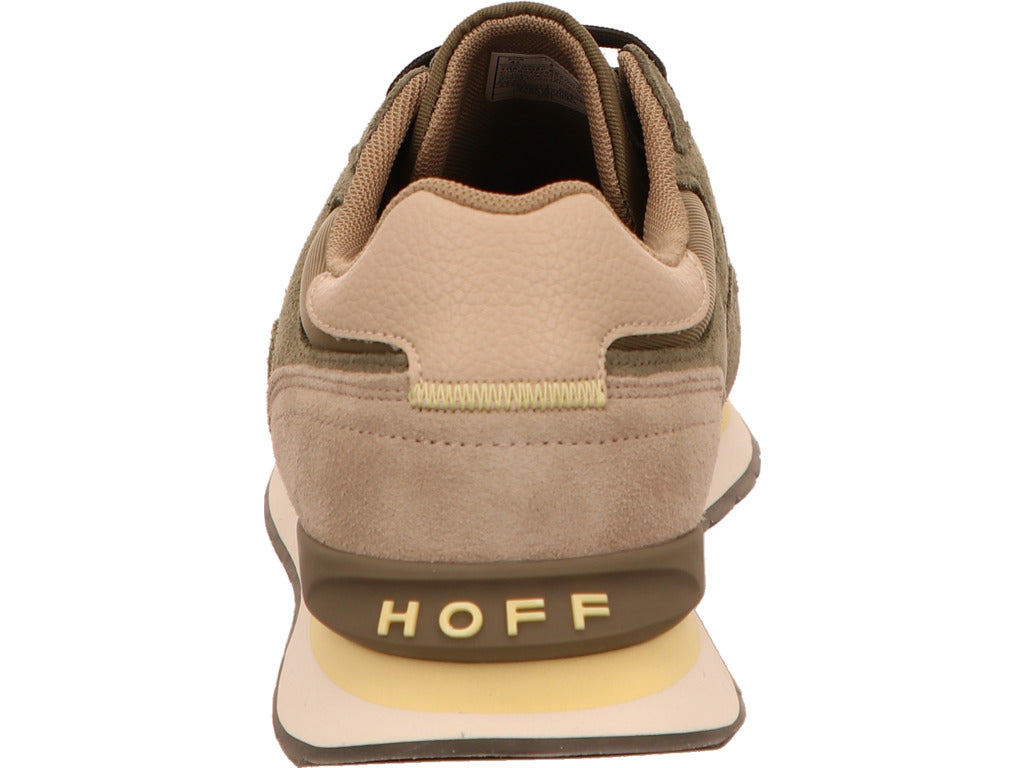 HOFF herensneakers City Berlin Man in een groen-multicolor combinatie