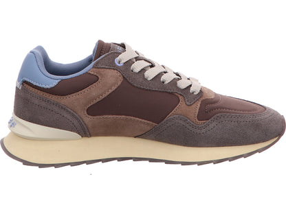 HOFF damessneakers City Berlin Man in een bruin-multicolor combinatie