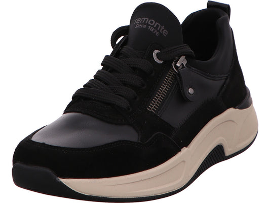 Remonte Damen Sneaker  in schwarz-kombiniert