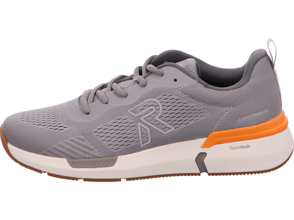 Rieker herensneakers in grijs-gecombineerd