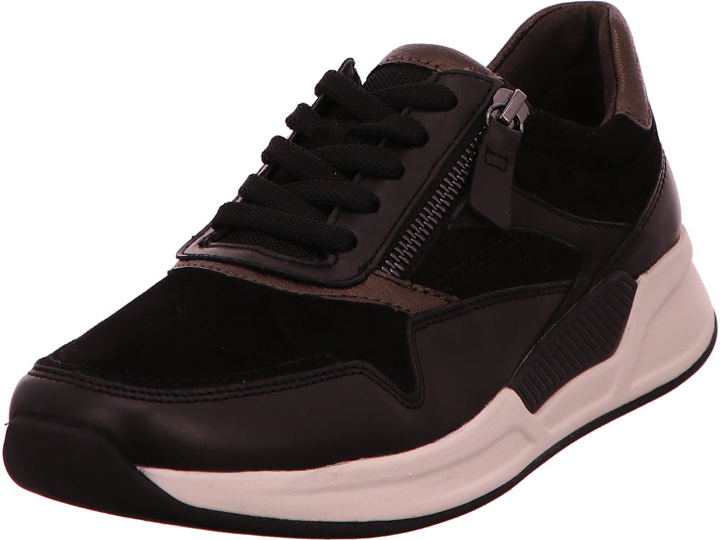 Gabor Damen Sneaker  in schwarz-bunt-kombiniert