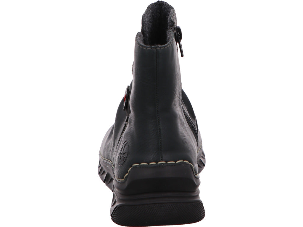 Rieker dameslaarzen in donkergroen