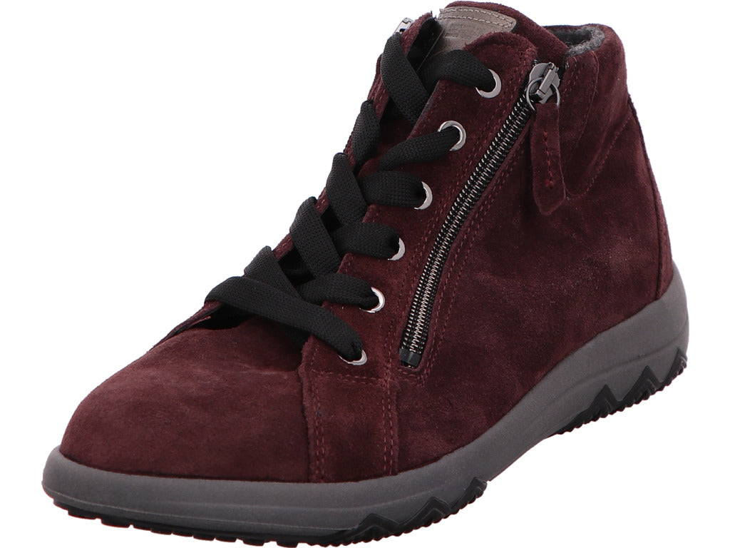 Waldläufer dameslaarzen Teresa in bordeauxrood