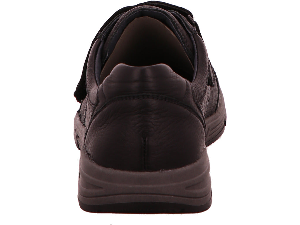 Waldläufer Herren Slipper Haslo in schwarz