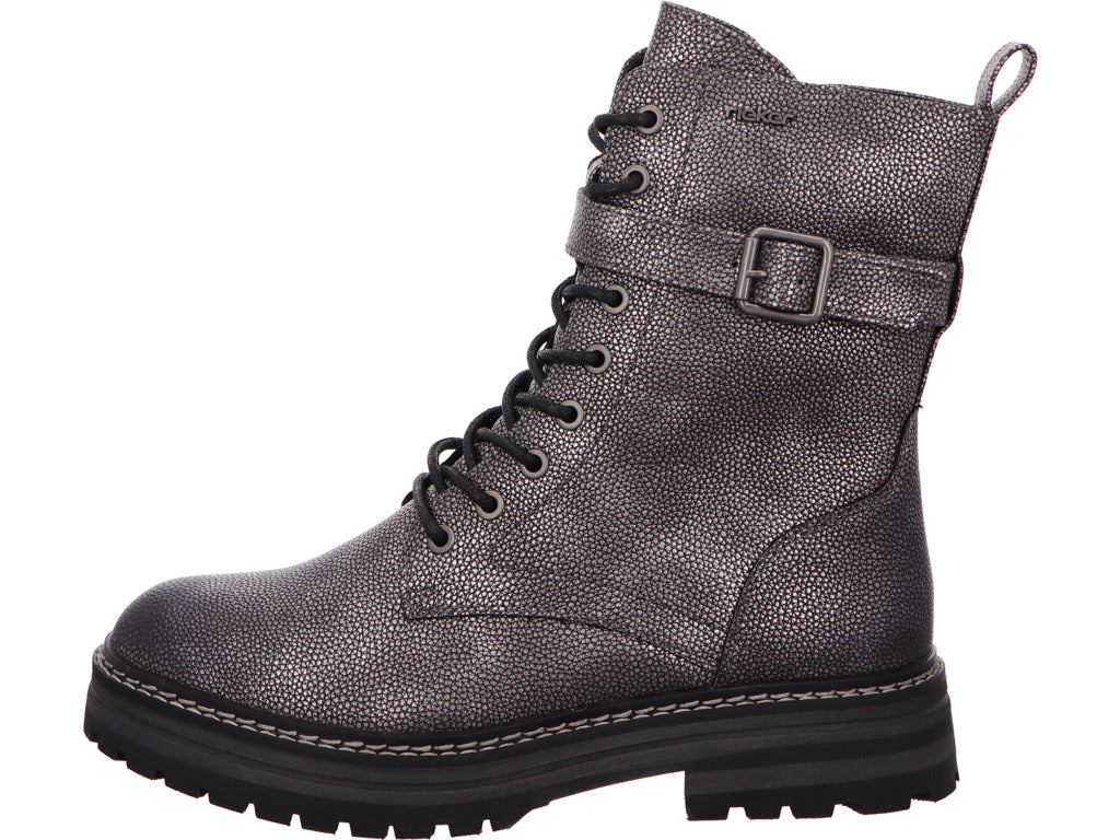 Rieker dameslaarzen in zilver