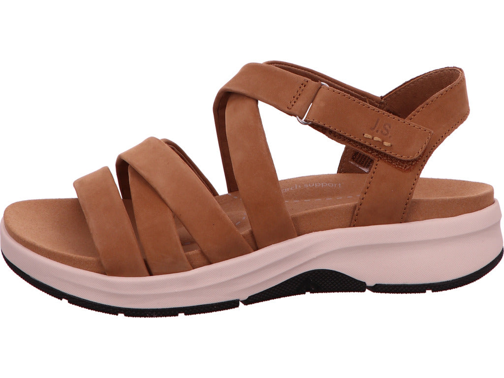 Josef Seibel Damen Sandalette Estelle 07 in hellbraun