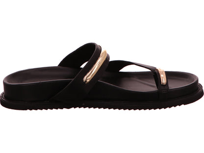 Tamaris Damen Pantolette  in schwarz