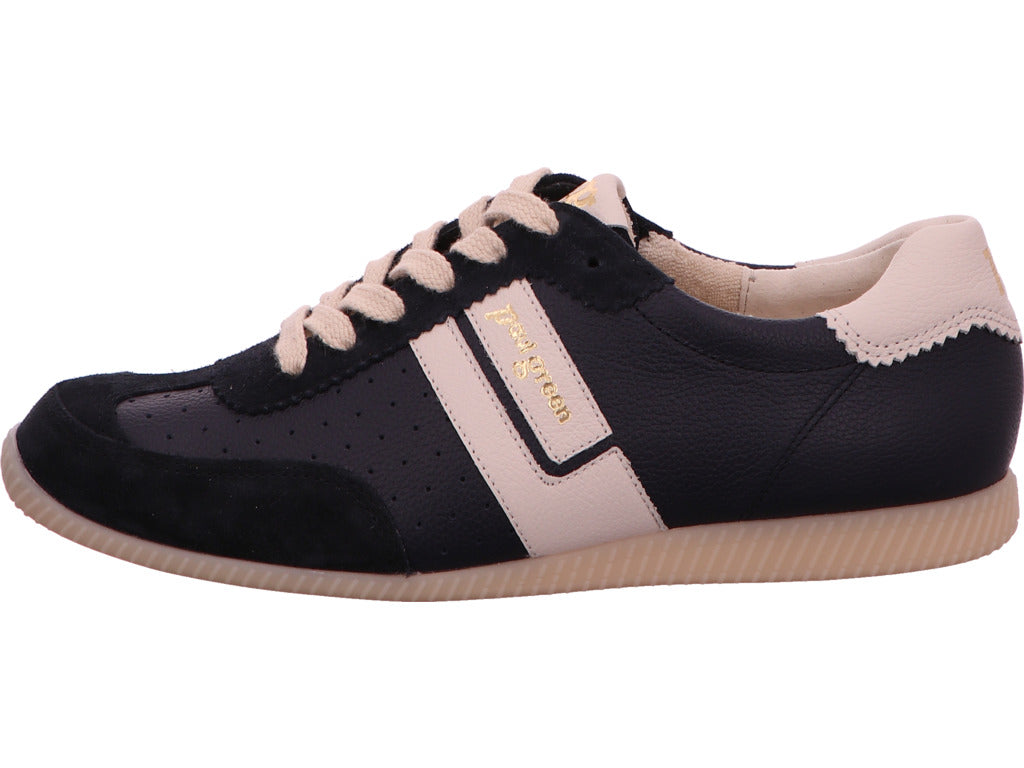 Paul Green Damen Sneaker  in blau-bunt-kombiniert