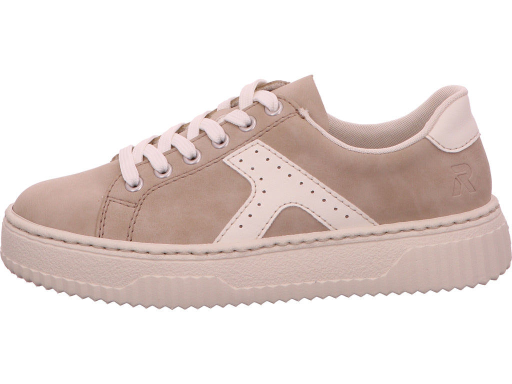 Rieker Damen Sneaker  in beige-bunt-kombiniert