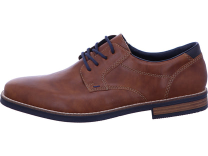 Rieker Herren Schnürschuh  in braun-bunt-kombiniert