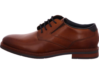Bugatti Herren Schnürschuh Maik Exko in hellbraun
