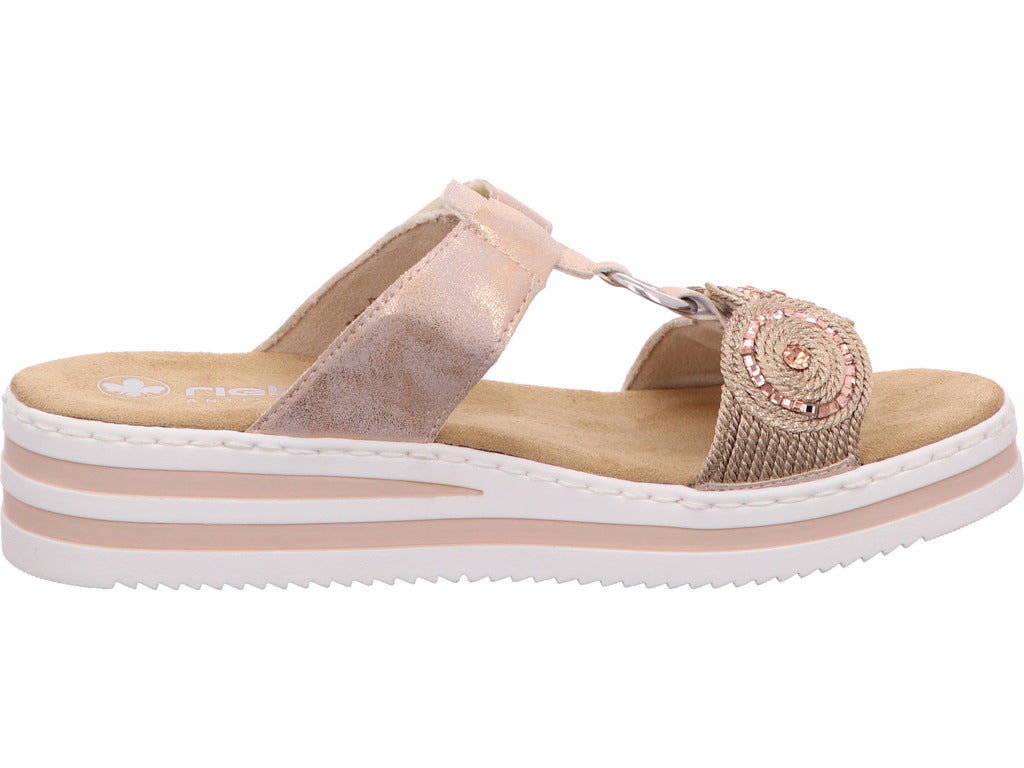 Rieker damessandaal in goud