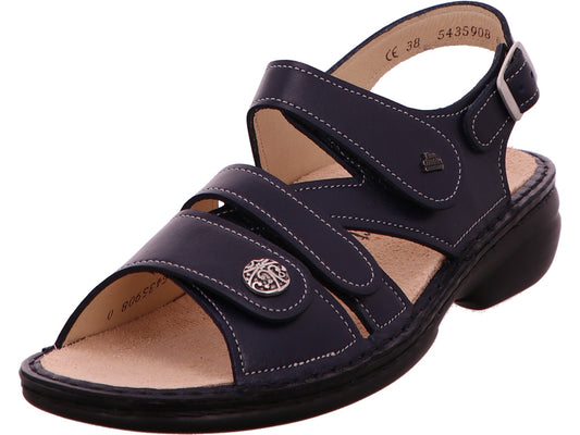 Finn Comfort Damen Sandalette Gomera in dunkelblau