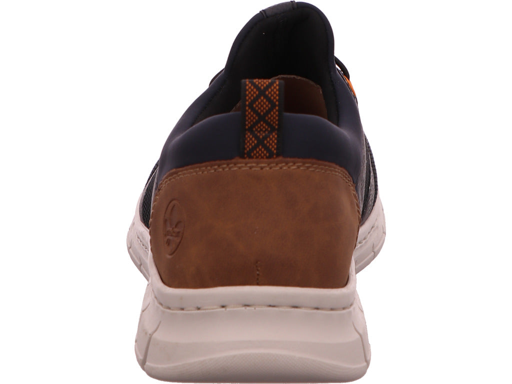 Rieker Herren Sneaker  in blau-bunt-kombiniert