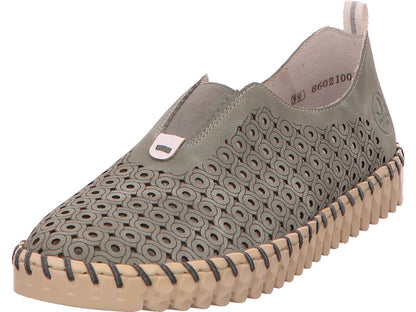Rieker Damen Slipper  in grün
