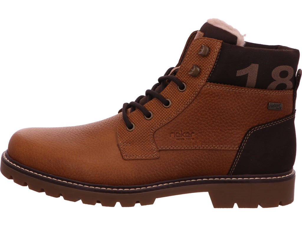 Rieker Herren Stiefel  in braun-kombiniert