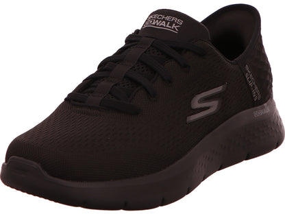 Skechers Herren Slipper Flex-New World in schwarz
