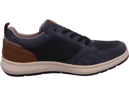 Rieker Herren Sneaker  in blau-bunt-kombiniert