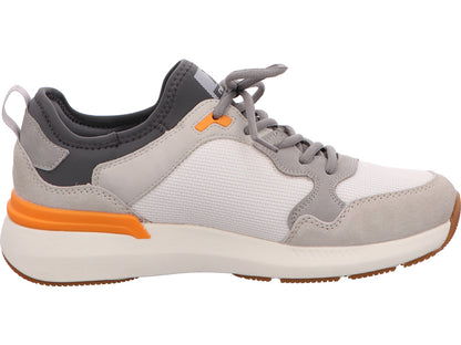Rieker herensneakers in een wit-meerkleurige combinatie