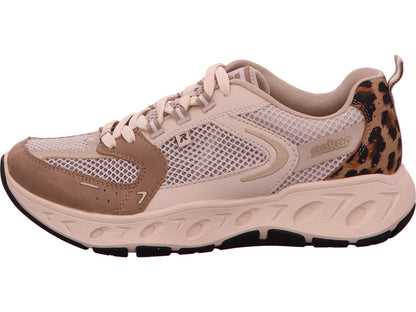 Rieker Damen Sneaker  in beige-bunt-kombiniert