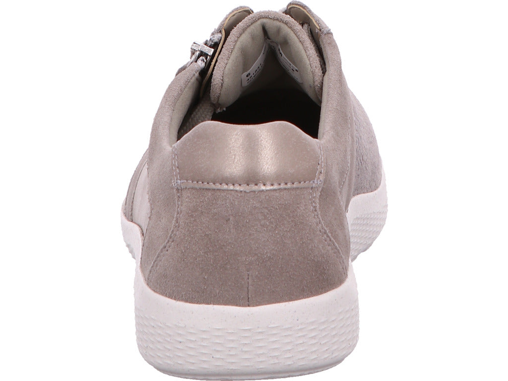 Waldläufer Damen Schnürschuh M-Ira in grau-bunt-kombiniert