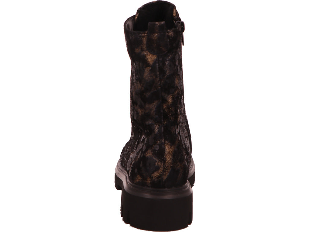 Remonte Damen Stiefel  in schwarz-bunt-kombiniert